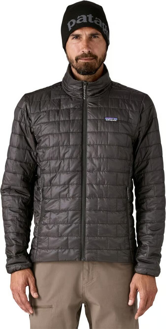 Patagonia SHEILD AI Mens XXL Black Nano Puff Quilted Zip Up Jacket HR11-2